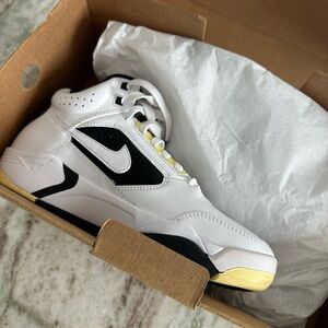 Nike Air Flight Lite Mid trainers in white